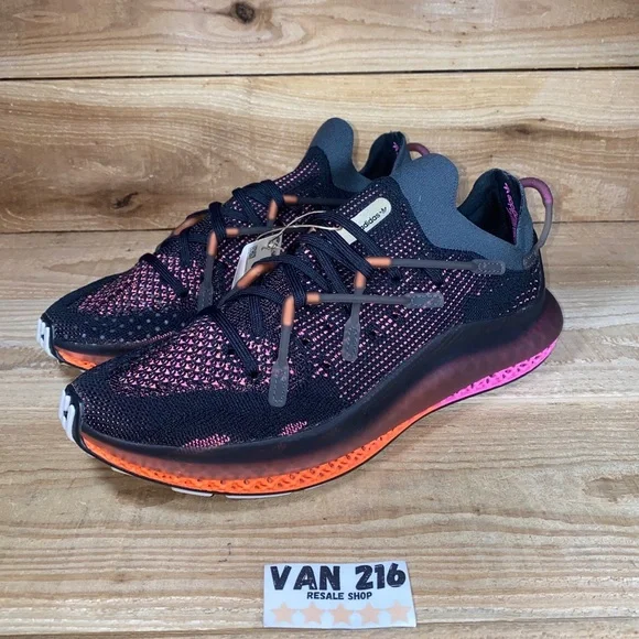Men\'s Adidas 4D FUSIO Primeknit Black Grey Orange Pink: FZ2414: s-l400.jpg main image 4